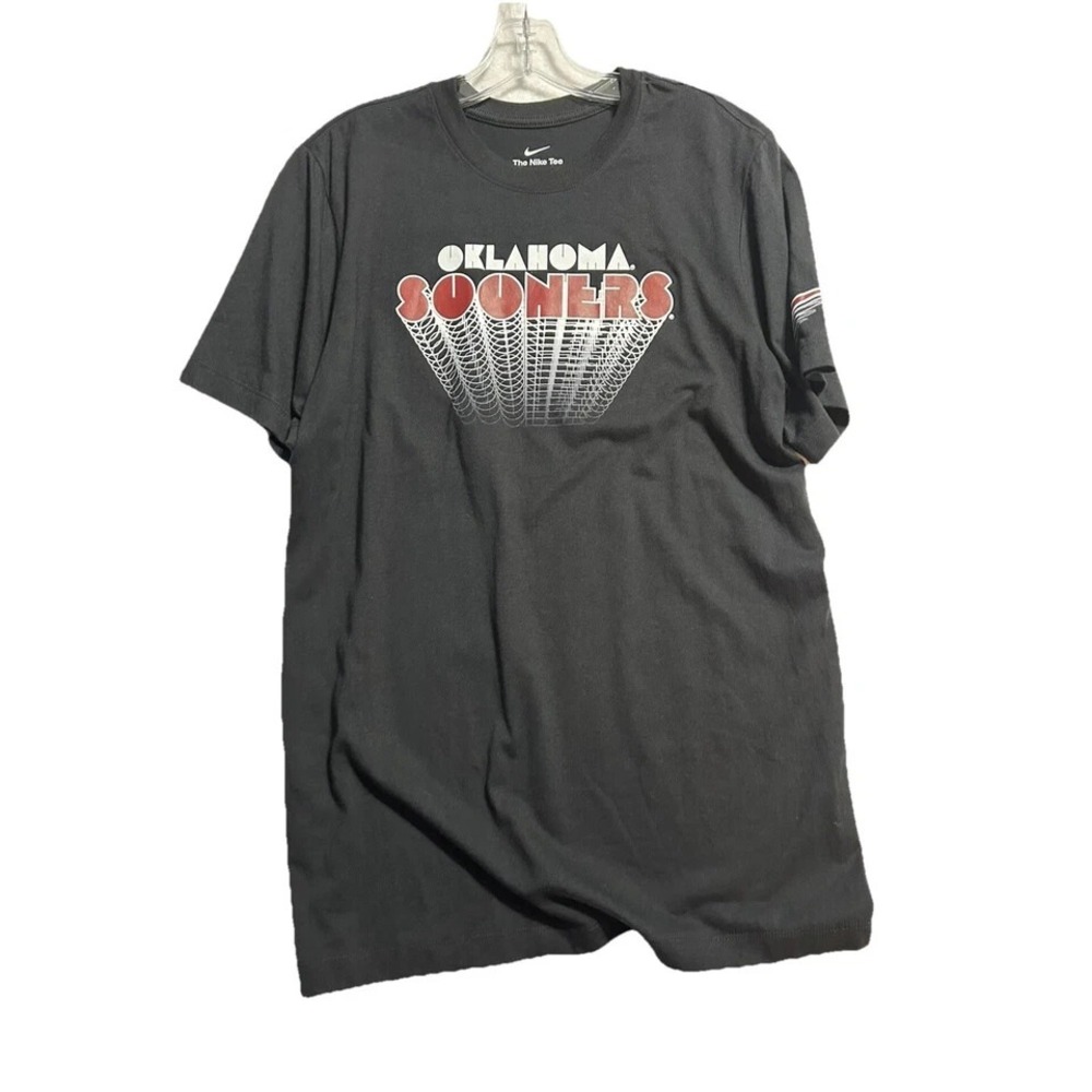 The Nike Tee Men's Football Small Black Oklahoma Sooners Shirt NEW (H3)